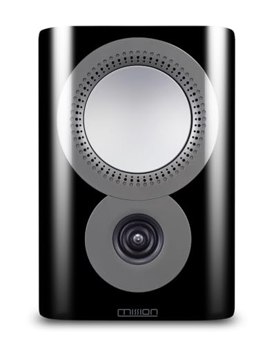 MISSION ZX-1 Standmount/Surround Bookshelf Passive Speakers - High-Gloss Black (Pair)